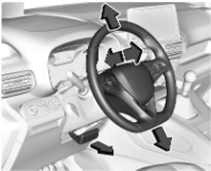 OPEL Combo D Phase 1 (2018-2023) - Réglage du volant - 1
