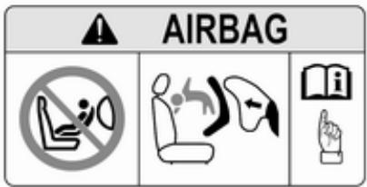 OPEL Combo D Phase 1 (2018-2023) - Systèmes de sécurité pour enfant sur le siège passager avant avec systèmes d'airbag - 1