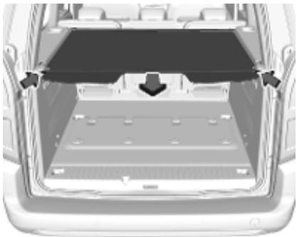 OPEL Combo D Phase 1 (2018-2023) - Cache-bagages arrêté - 1