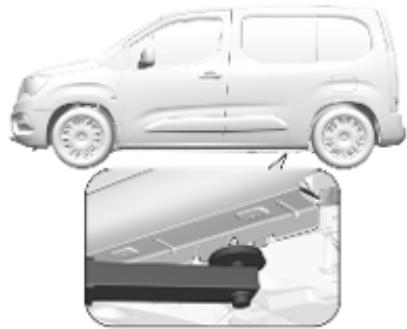 OPEL Combo D Phase 1 (2018-2023) - Positions de mise sur cric - 1