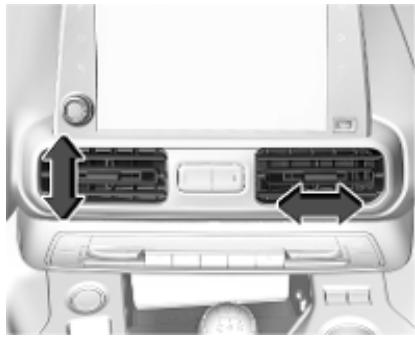 OPEL Combo D Phase 1 (2018-2023) - Bouches d'áération réglables - 1