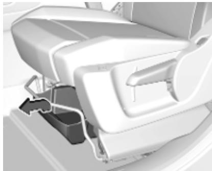 OPEL Combo D Phase 1 (2018-2023) - Vide-poches sous le siège - 1