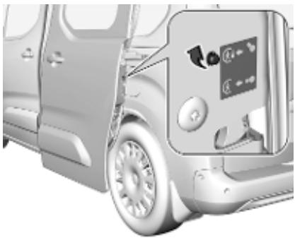 OPEL Combo D Phase 1 (2018-2023) - Sécurité enfants mécanique - 1