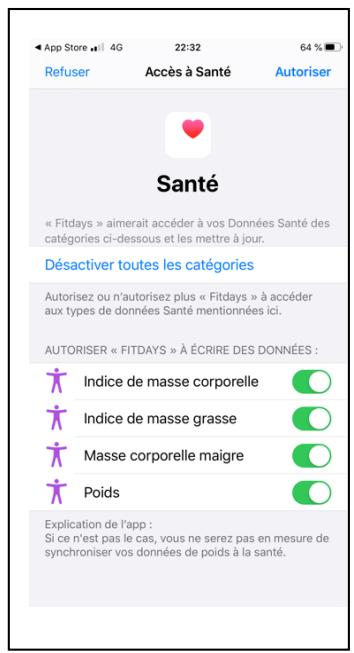 LITTLE BALANCE 8661 - Chapitre 10. Installation et utilisation de l'application Fitdays - 5
