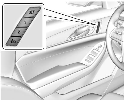 CADILLAC CTS 3 (2015) - Fonctions de mémorisation - 1