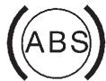 CADILLAC CTS 3 (2015) - Témoin du système de freinage antiblocage (ABS) - 1