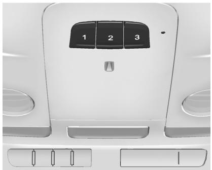 CADILLAC CTS 3 (2015) - Programmation du système de télécommande universelle - 1