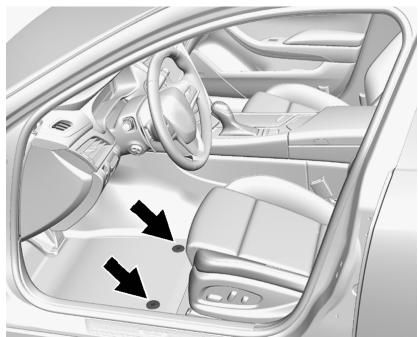CADILLAC CTS 3 (2015) - Dépose et remplacement des tapis de sol - 1