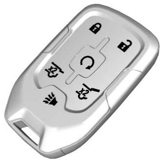 CHEVROLET Tahoe 4 (2015-2020) - Fonctionnement du système de télédéverrouillage (Accès sans clé) - 1