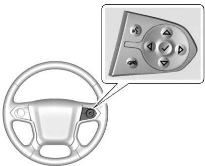 CHEVROLET Tahoe 4 (2015-2020) - Menu du groupe d'instruments (groupe d'instruments haut de gamme) - 1