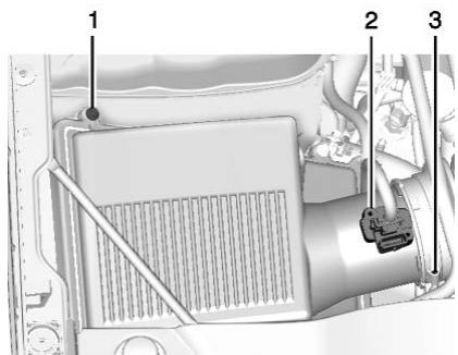 CHEVROLET Tahoe 4 (2015-2020) - Comment inspecter le filtre à air du moteur - 1