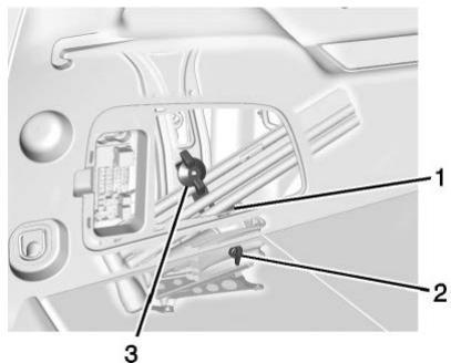 CHEVROLET Tahoe 4 (2015-2020) - Dépose du pneu de secours et des outils - 1