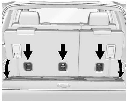 CHEVROLET Tahoe 4 (2015-2020) - Ancrage de sangle supérieure - 9