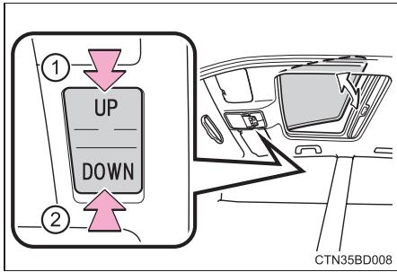 TOYOTA Highlander (2014) - Basculement vers le haut et le bas - 1