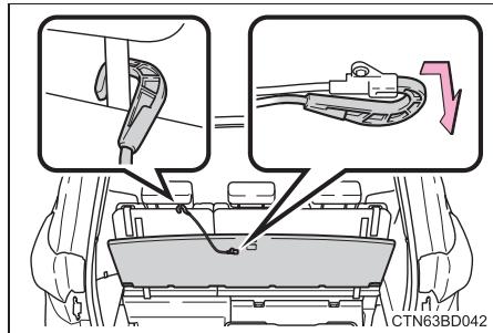 TOYOTA Highlander (2014) - Accès au cric - 2
