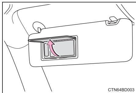 TOYOTA Highlander (2014) - Miroirs de courtoisie - 1