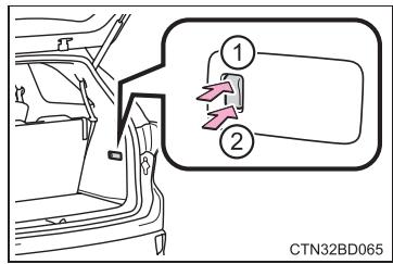 TOYOTA Highlander (2014) - Éclairage du coffre à bagages - 1