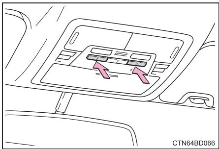 TOYOTA Highlander (2014) - Effacement de la mémoire complète du HomeLink® (les trois programmations) - 1
