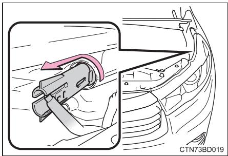 TOYOTA Highlander (2014) - Feux de position latéraux avant - 2