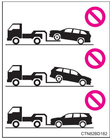 TOYOTA Highlander (2014) - Lorsque you remorquez le vehicule - 2