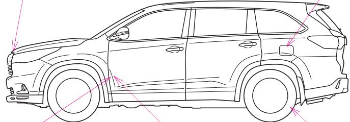 TOYOTA Highlander (2014) - VSC (Contrôle de la stabilité - 1