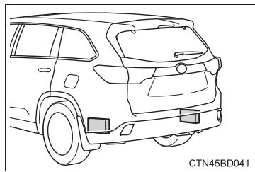 TOYOTA Highlander (2014) - Manipulation du capteur de radar - 1