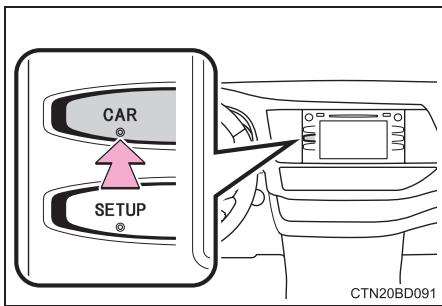 TOYOTA Highlander (2014) - Système audio avec bouton “CAR” - 1