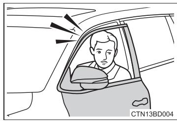 TOYOTA Highlander (2014) - Déclenchement de l'alarme - 1