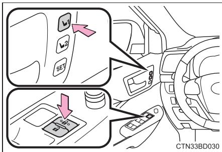 TOYOTA Highlander (2014) - Procedure de mémorisation - 1