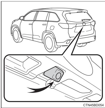 TOYOTA Highlander (2014) - Caméra du système de rétrovision - 1