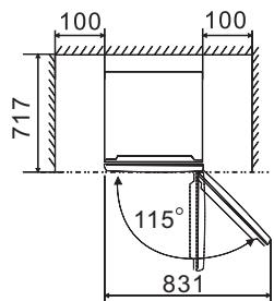 HISENSE RB395N4BCE - Ventilation of appliance - 3