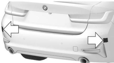 BMW Série 3 Hybride Rechargeable (2019-2022) - Capeurs radar - 3