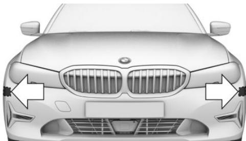 BMW Série 3 Hybride Rechargeable (2019-2022) - Capeurs radar - 2