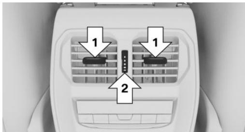 BMW Série 3 Hybride Rechargeable (2019-2022) - Ventilation à l'arrière, au milieu - 1