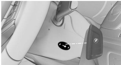 BMW Série 3 Hybride Rechargeable (2019-2022) - Activation de l'etat de marche avec la reconnaissance de secours de la clé du vehicule - 1