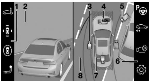BMW Série 3 Hybride Rechargeable (2019-2022) - Affichage sur l'écran de contrôle - 1