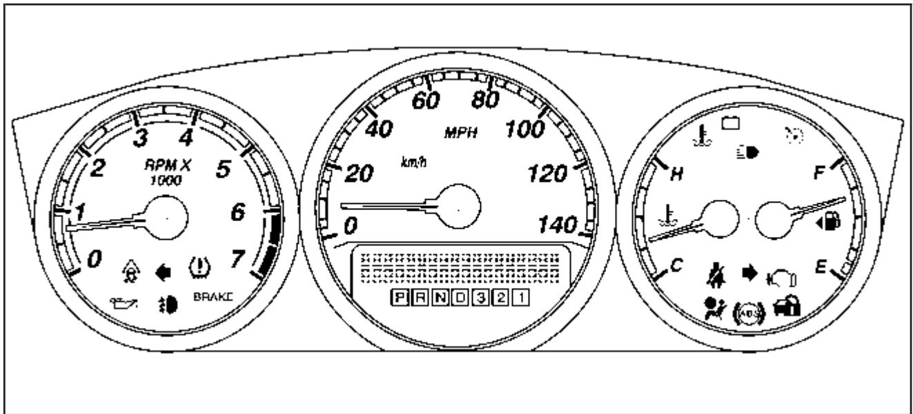 CHEVROLET Impala (2006) - Ensemble d'instruments - 1