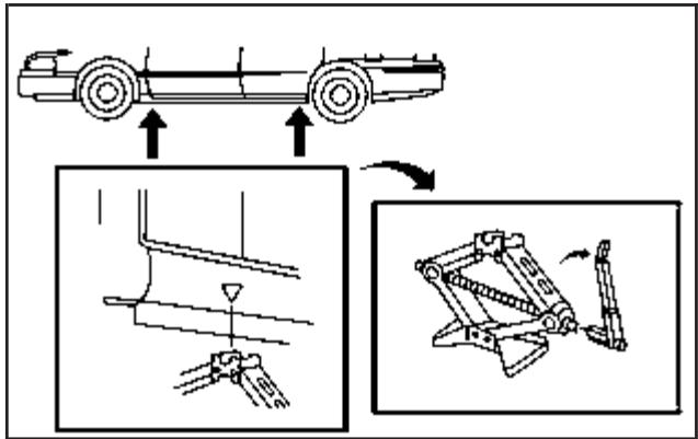 CHEVROLET Impala (2006) - Dépose d'un pneu creve et installation du pneu de rechange - 3