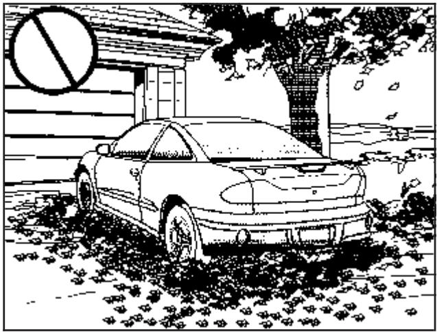 CHEVROLET Impala (2006) - Stationnement au-dessus de matières qui brûlent - 1