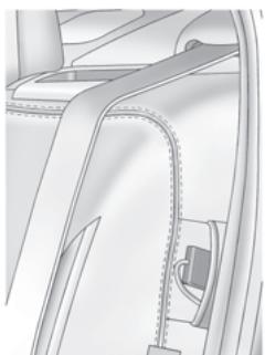 Buick Lacrosse 2 (2010) - Guides de comport de ceinture de sécurité arrête - 1