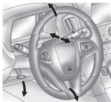 Buick Lacrosse 2 (2010) - Réglage de volant de direction - 1