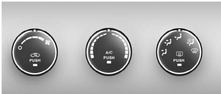 Chrysler 200 Cabriolet (2012) - Système de chauffage et de climatisation à commande manuelle - 1