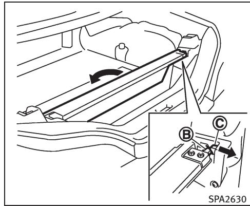 INFINITI G37 Cabriolet (2010) - Cache-bagages - 1