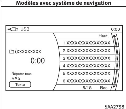 INFINITI G37 Cabriolet (2010) - Sélection de fichiers (modèles avec système de navigation) - 2