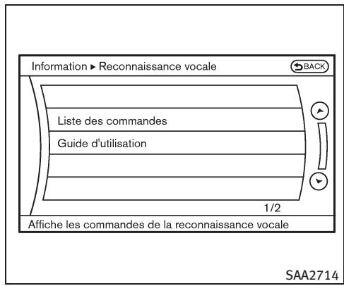 INFINITI G37 Cabriolet (2010) - Afficher la liste des commandes - 1