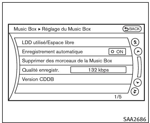 INFINITI G37 Cabriolet (2010) - Ma liste (modèles avec système de navigation) : - 1