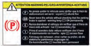 JEEP Avenger (2022) - FREIN DE STATIONNEMENT - 2