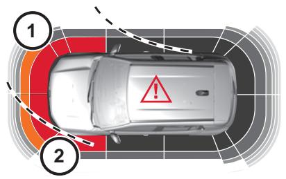 JEEP Avenger (2022) - DÉTCTION D'OBSTACLE PROCHE AVANT-ARRÊRE (VERSIONS À 12 CAPTEURS) - 2