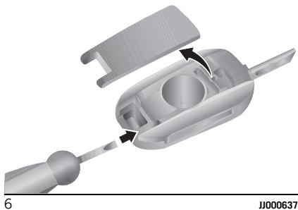 JEEP Avenger (2022) - REEMPLACEMENT DE LA PILE DE LA TÉLECOMMANDE RADIO/CLÉ ÉLECTRONIQUE - 4