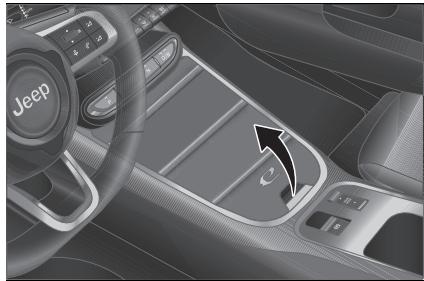 JEEP Avenger (2022) - COUVERCLE DE RANGEMENT DELA CONSOLE CENTRALE - 1